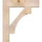 Ekena Millwork Westlake Block Smooth Bracket w/ Offset Brace, Douglas Fir, 7 1/2"W x 30"D x 34"H BKT0806X30X34WTL05SDF - alternate 2